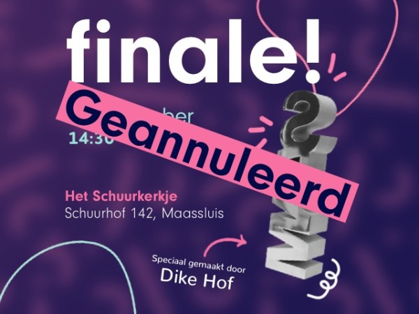 Finale WWCP 2021 gaat niet door op 28&nbsp;november