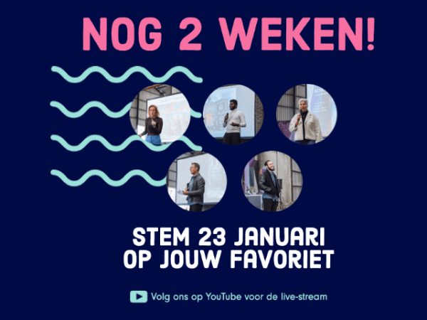 Nog twee weken tot de&nbsp;finale!