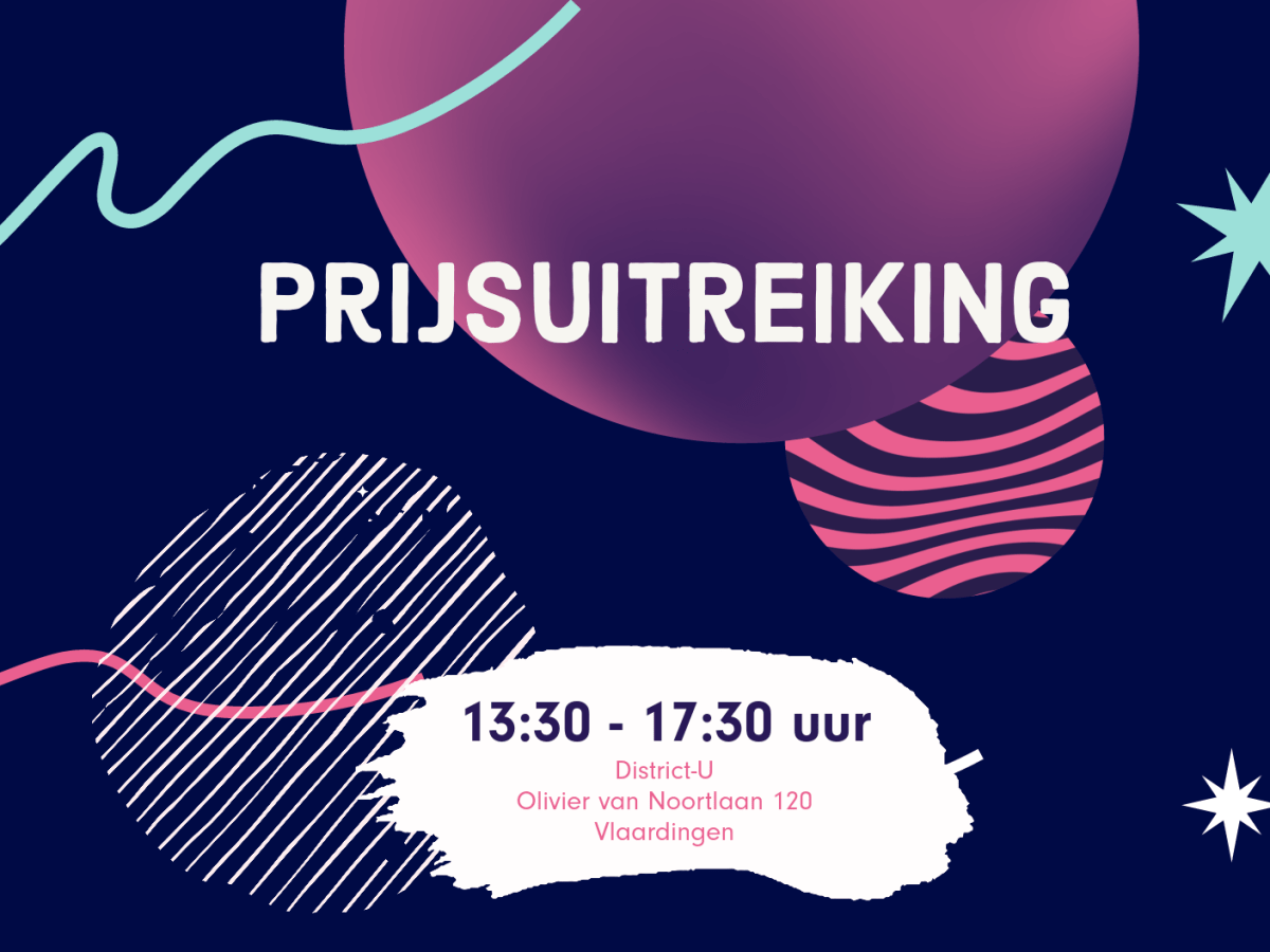 Kom naar de prijsuitreiking op 22 oktober in District U,&nbsp;Vlaardingen!