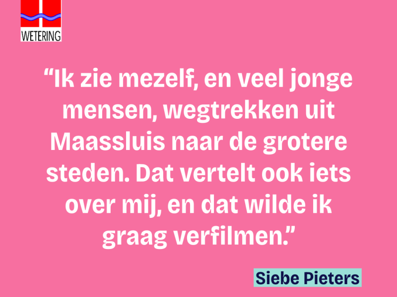 Siebe Pieters bij Omroep&nbsp;Wetering