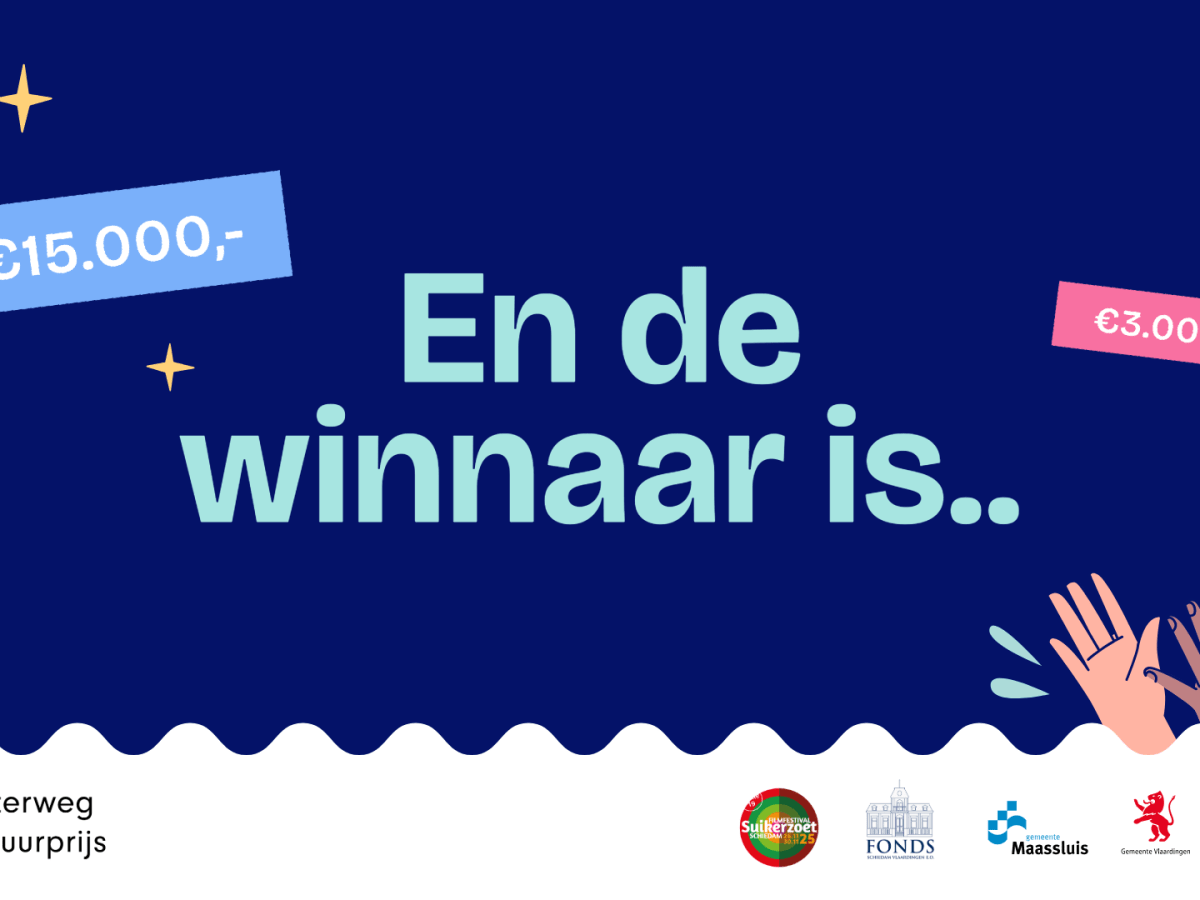 De winnaar van de Waterweg Cultuurprijs 2025 is&nbsp;bekend!